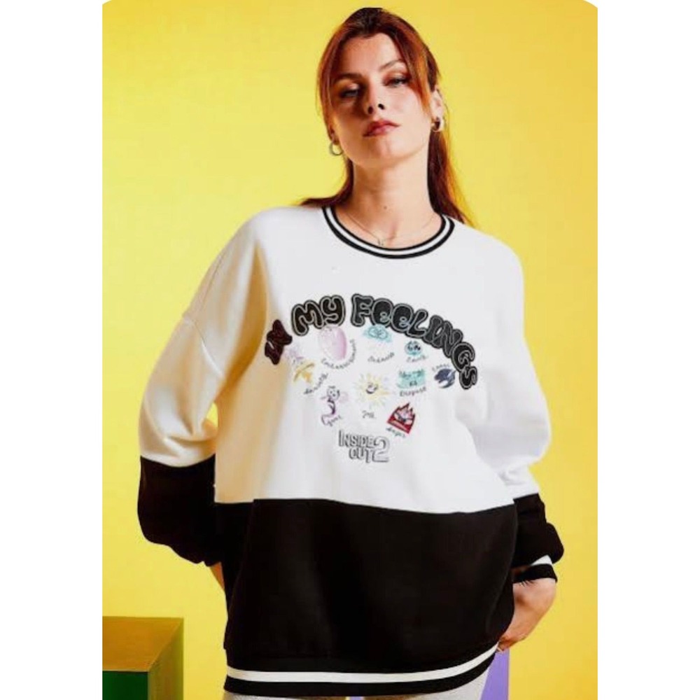 Disney Pixar Inside Out 2 Crewneck, Sz. XL